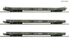 Roco 6600092 HO 3 piece set: "Rollende Autobahn", HUPAC