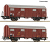 Roco 6600248 HO 2 piece set: Covered postal wagons, DBP