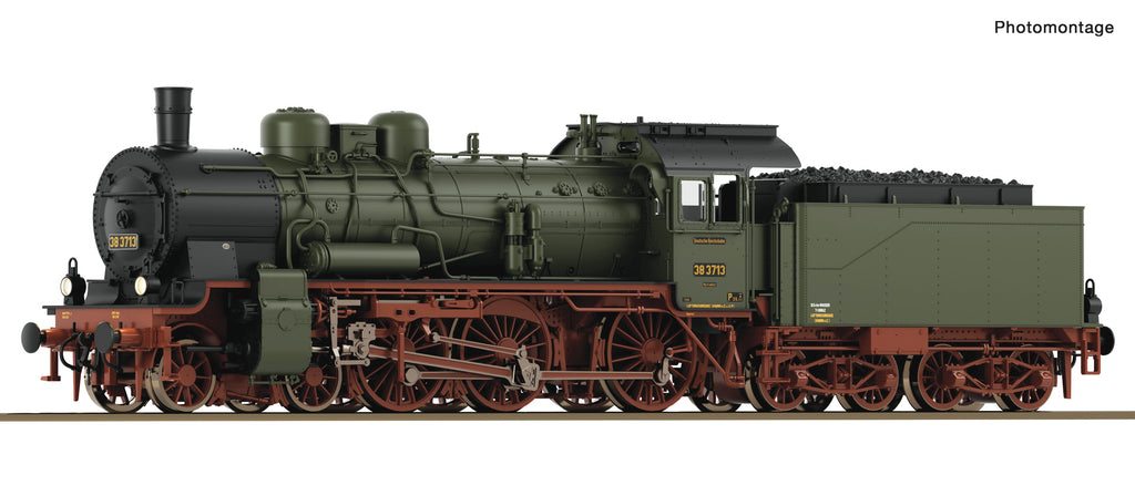 Roco 71395 HO Steam locomotive 38 3713, DRG, DC Analog