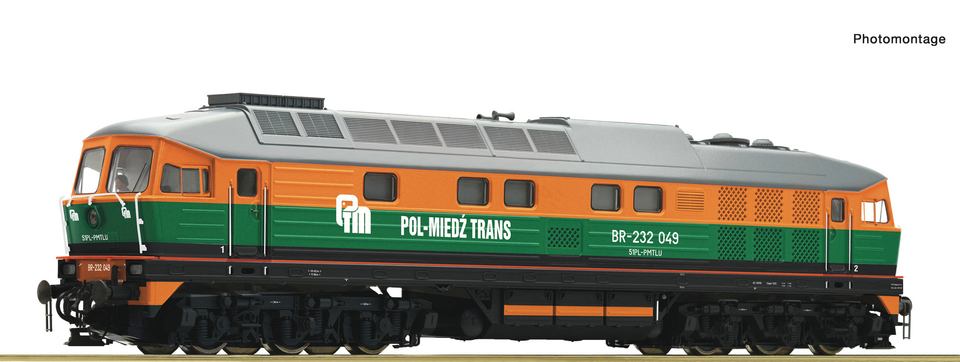 Roco 7310081 HO Diesel locomotive BR-232 049, PMT, DCC Digital Sound