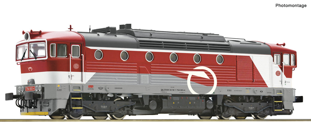 Roco 7310082 HO Diesel locomotive 754 083-4, ZSSK, DCC Digital Sound