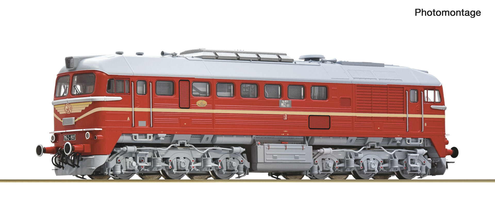 Roco 7310086 HO Diesel locomotive M62-901, GySEV, DCC Digital Sound