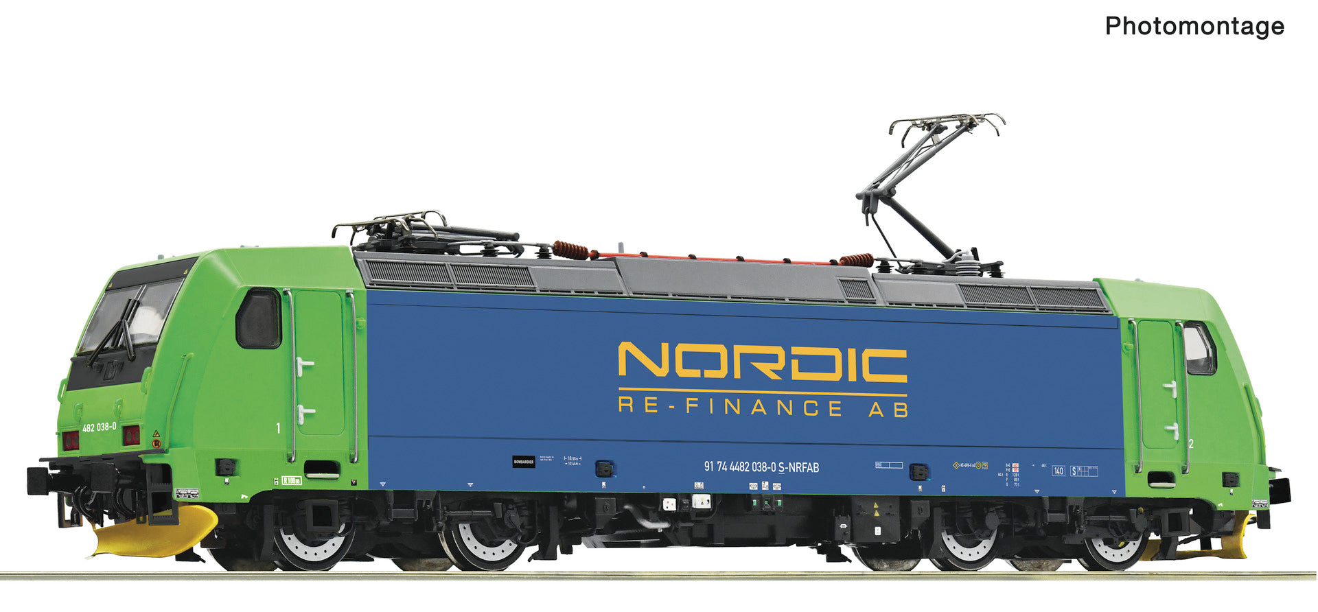 Roco 7510167 HO Electric locomotive 482 038-7, NRFAB, DCC Digital Sound