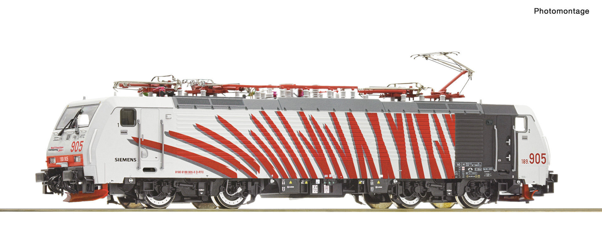 Roco 7510176 HO Electric locomotive 189 905-3, RTC, DCC Digital Sound