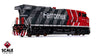 ScaleTrains SXT33590 Rivet Counter HO Scale GE ES44AC, Ferromex/Zebra 4682 DCC & Sound Equipped