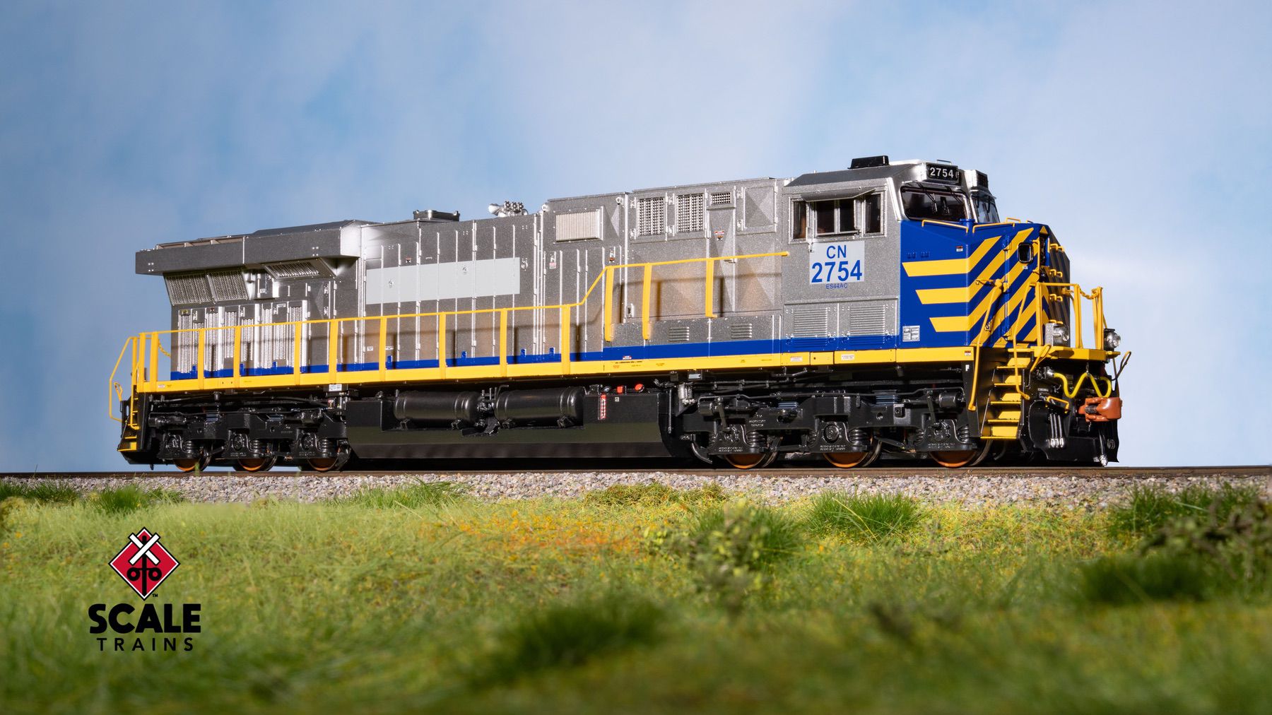 ScaleTrains SXT39919 Rivet Counter HO Scale ES44AC, Canadian National/ex-CitiRail Patched 2754 DCC & Sound Equipped