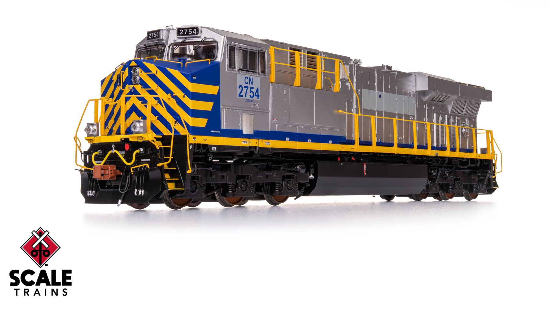 ScaleTrains SXT39919 Rivet Counter HO Scale ES44AC, Canadian National/ex-CitiRail Patched 2754 DCC & Sound Equipped
