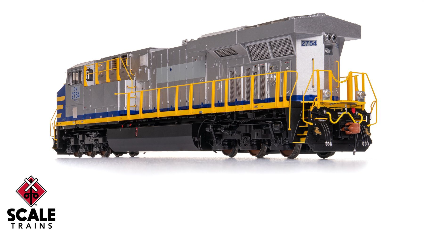 ScaleTrains SXT39919 Rivet Counter HO Scale ES44AC, Canadian National/ex-CitiRail Patched 2754 DCC & Sound Equipped