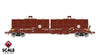 ScaleTrains SXT40273 Rivet Counter HO Scale Thrall 2-Hood Coil Steel Car, BNSF/Circle-Cross Hoods 534212