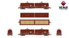 ScaleTrains SXT40274 Rivet Counter HO Scale Thrall 2-Hood Coil Steel Car, BNSF/Circle-Cross Hoods 534215