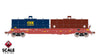 ScaleTrains SXT40305 Rivet Counter HO Scale Thrall 2-Hood Coil Steel Car, CHTT/ex-CTRN Patched/ATSF & CSX Hoods 100639