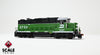 ScaleTrains SXT40933 Rivet Counter HO Scale EMD GP39E, Burlington Northern/White Face/Strobe Lights 2762 DCC & Sound Equipped