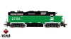 ScaleTrains SXT40933 Rivet Counter HO Scale EMD GP39E, Burlington Northern/White Face/Strobe Lights 2762 DCC & Sound Equipped