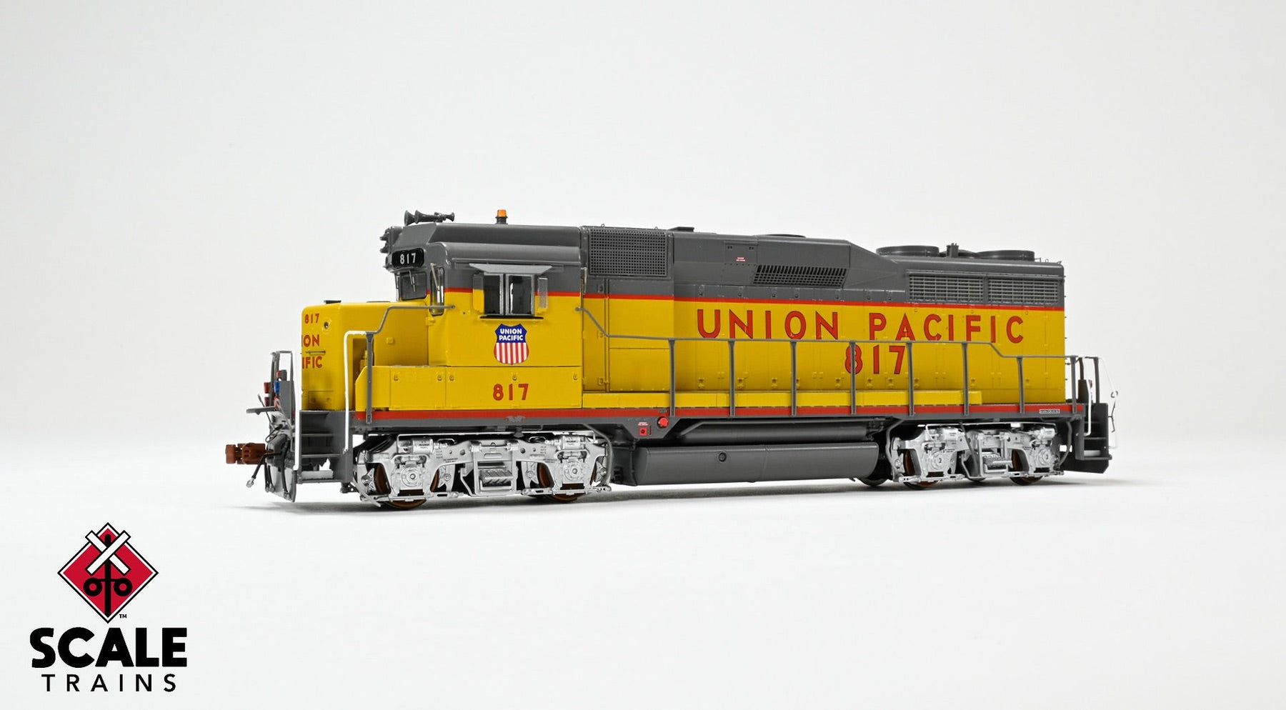 ScaleTrains SXT40977 Rivet Counter HO Scale EMD GP30 Phase Ib2, Union Pacific 817 DCC & Sound Equipped