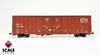 ScaleTrains SXT41003 Rivet Counter HO Scale Trinity 60' 7500 8' Double-Plug-Door High-Cube Boxcar, Canadian National/Conspicuity Stripes/DWC 793480