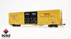 ScaleTrains SXT41010 Rivet Counter HO Scale Trinity 60' 7500 8' Double-Plug-Door High-Cube Boxcar (XRH61B), TTX/Conspicuity Stripes/TBOX 672793