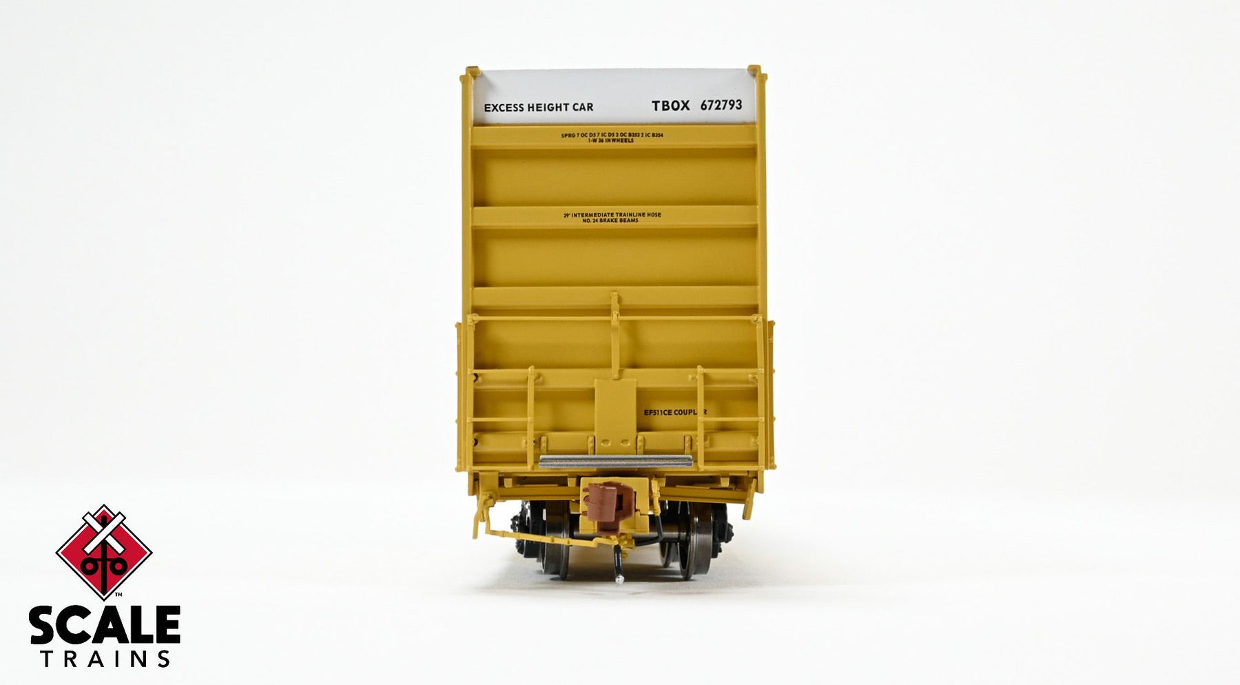 ScaleTrains SXT41012 Rivet Counter HO Scale Trinity 60' 7500 8' Double-Plug-Door High-Cube Boxcar (XRH61B), TTX/Conspicuity Stripes/TBOX 672814