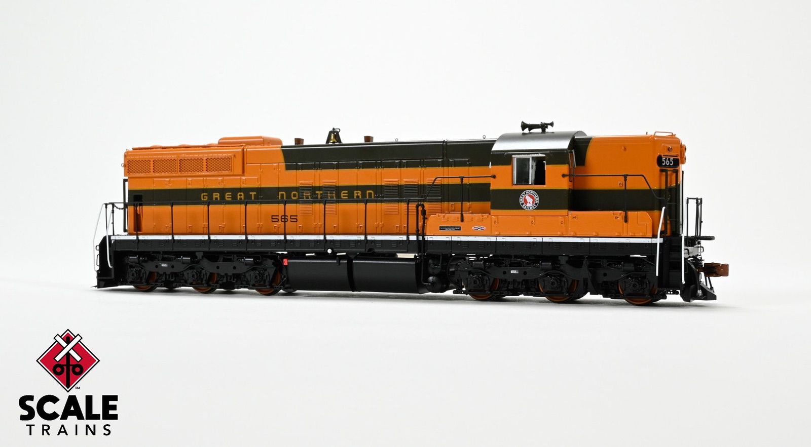 ScaleTrains SXT41166 Rivet Counter HO Scale EMD SD7, Great Northern/Empire Builder/As Delivered 565 DCC & Sound Equipped