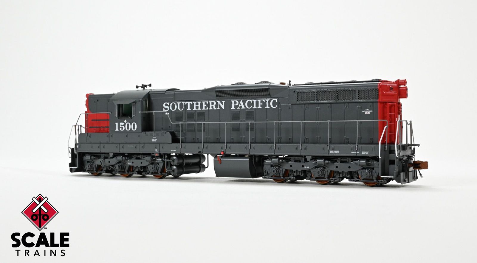 ScaleTrains SXT41190 Rivet Counter HO Scale EMD SD7R, Southern Pacific/Bloody Nose 1500 DCC & Sound Equipped