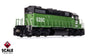 ScaleTrains SXT41226 Rivet Counter HO Scale EMD SD38-2 w/Dynamic Brakes, Burlington Northern 6260 DCC & Sound Equipped