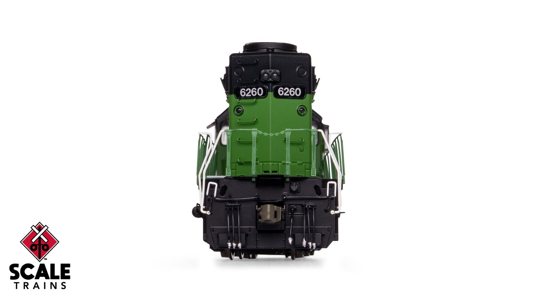 ScaleTrains SXT41228 Rivet Counter HO Scale EMD SD38-2 w/Dynamic Brakes, Burlington Northern 6261 DCC & Sound Equipped