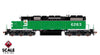 ScaleTrains SXT41236 Rivet Counter HO Scale EMD SD38-2, Burlington Northern/White Face/No Beacon 6263 DCC & Sound Equipped