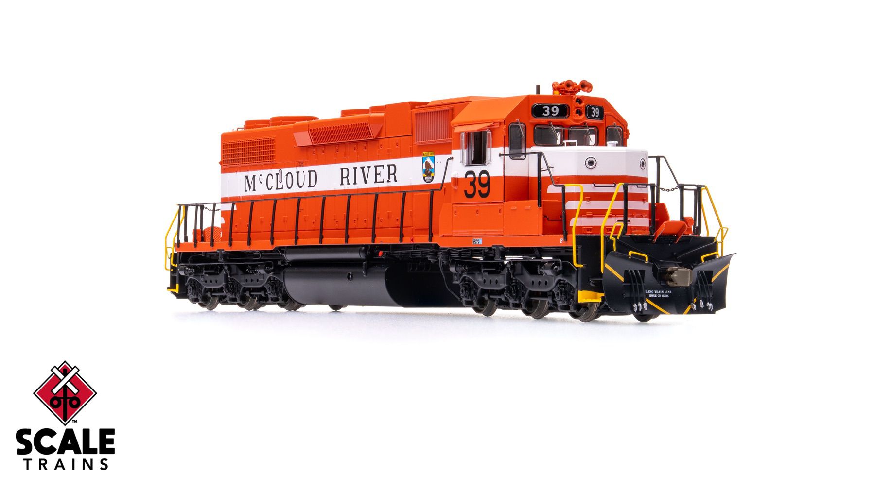 ScaleTrains SXT41282 Rivet Counter HO Scale EMD SD38-2, McCloud River Railroad #39  DCC & Sound Equipped