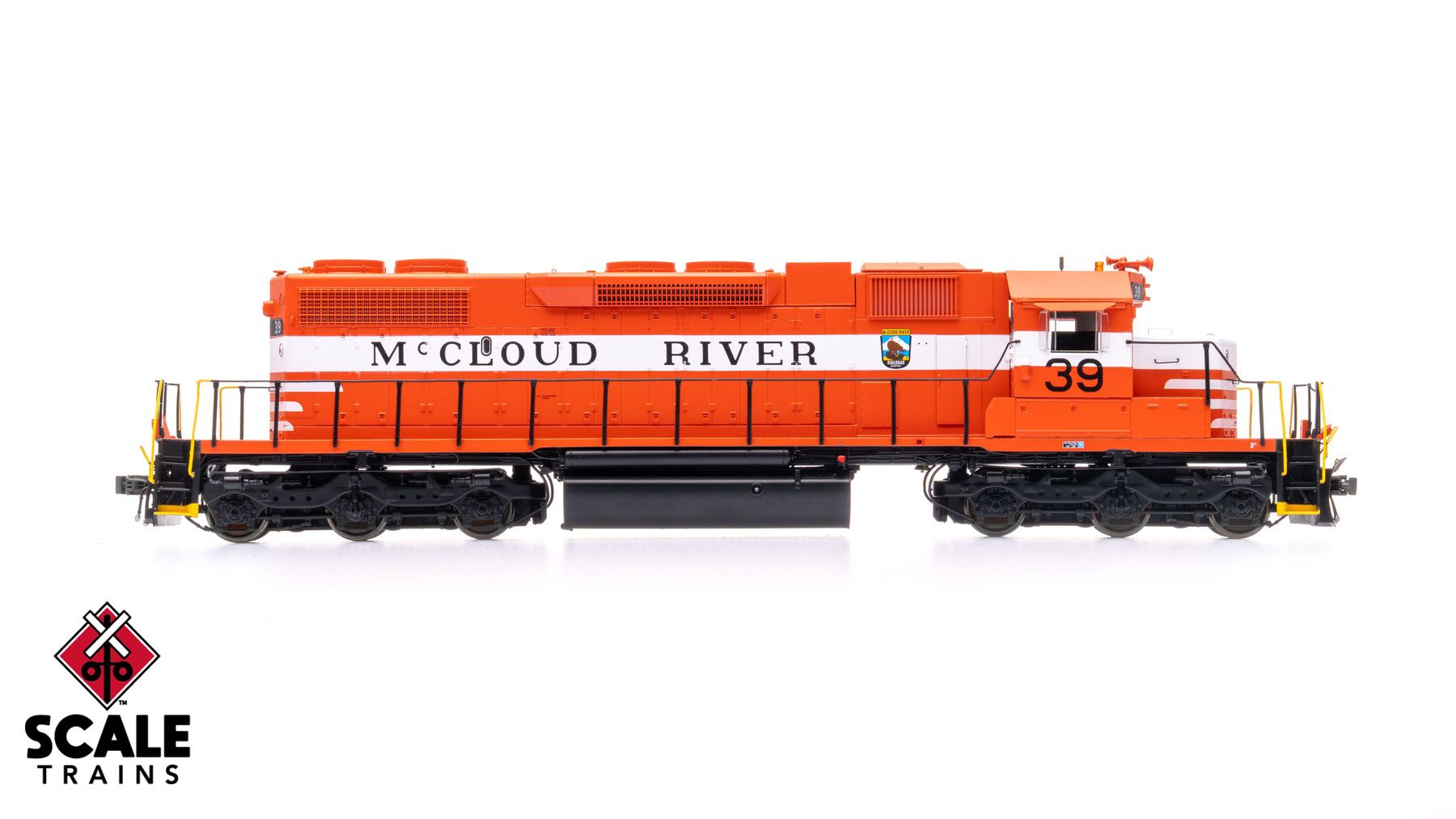 ScaleTrains SXT41282 Rivet Counter HO Scale EMD SD38-2, McCloud River Railroad #39  DCC & Sound Equipped