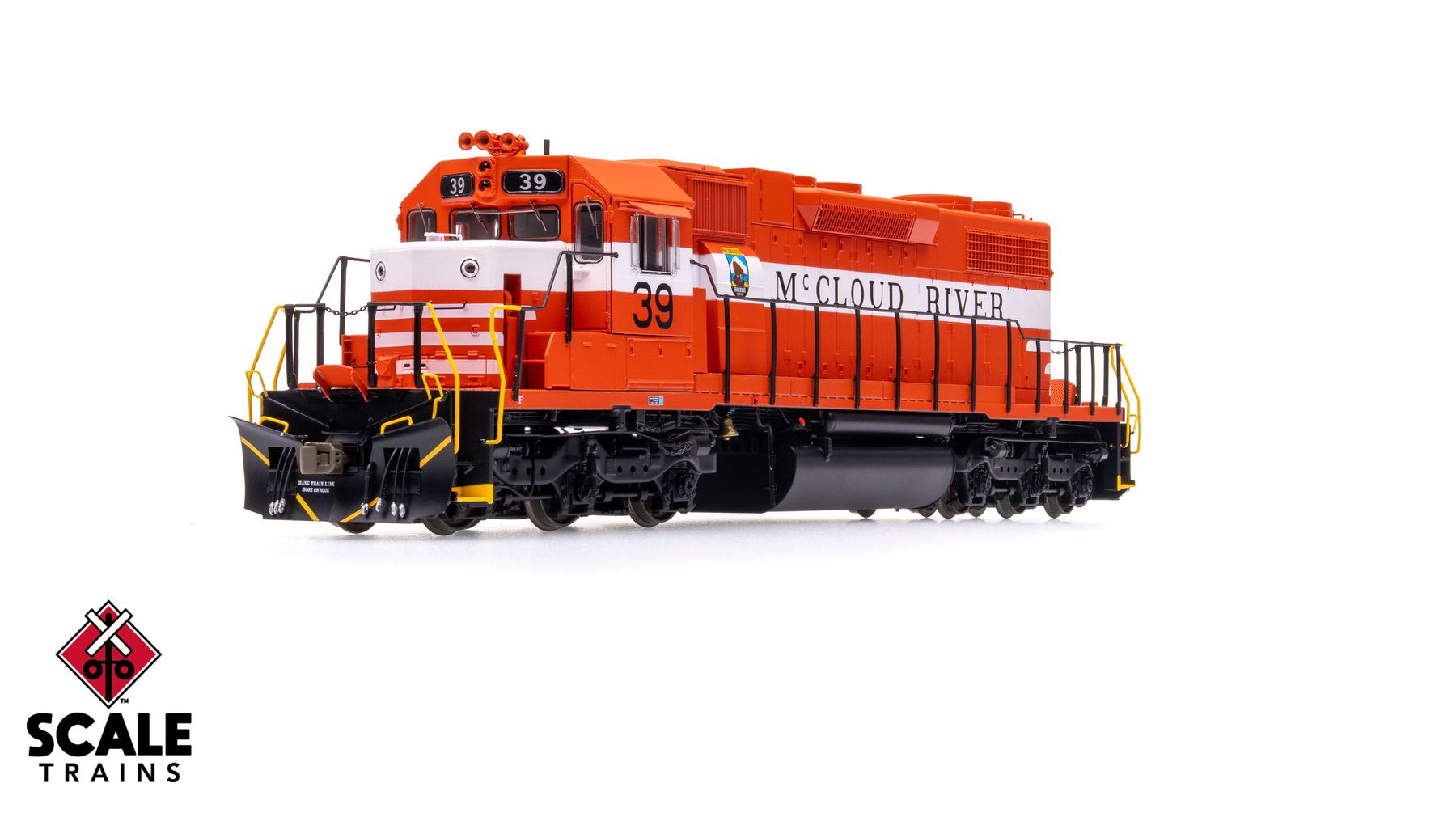 ScaleTrains SXT41282 Rivet Counter HO Scale EMD SD38-2, McCloud River Railroad #39  DCC & Sound Equipped