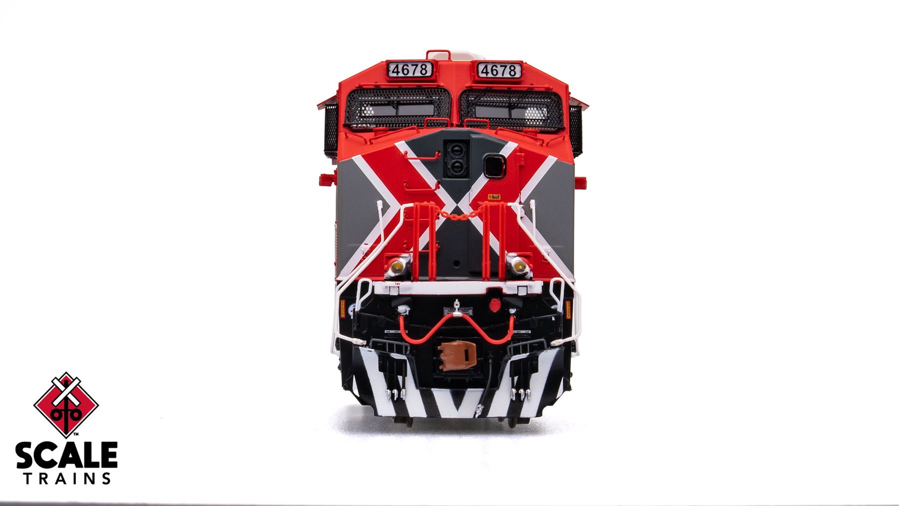 ScaleTrains SXT41445 Rivet Counter HO Scale GE ES44AC, Ferromex/Zebra 4678 DCC & Sound Equipped
