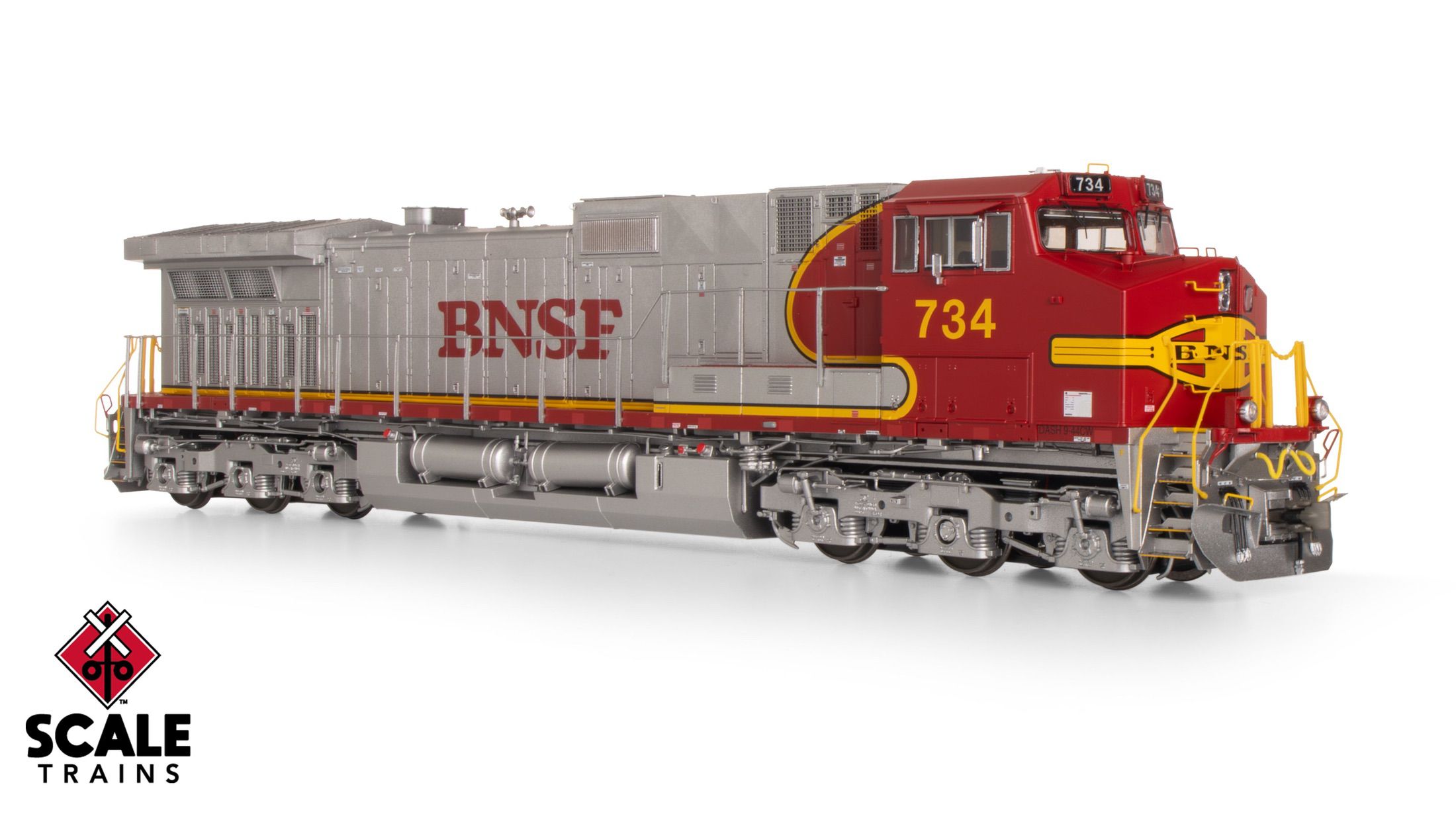 ScaleTrains SXT41542 Rivet Counter HO Scale GE DASH 9-44CW, BNSF/Warbonnet/BNSF Nose Lettering 797 DC/DCC Ready