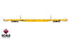 ScaleTrains SXT41746 Rivet Counter HO Scale BSC F68BH Finger Rack Flatcar, TTX/Yellow Full Repaint/1991 Speed Logo 80413