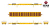 ScaleTrains SXT41748 Rivet Counter HO Scale BSC F68BH Finger Rack Flatcar, TTX/Yellow Full Repaint/1991 Speed Logo 80437