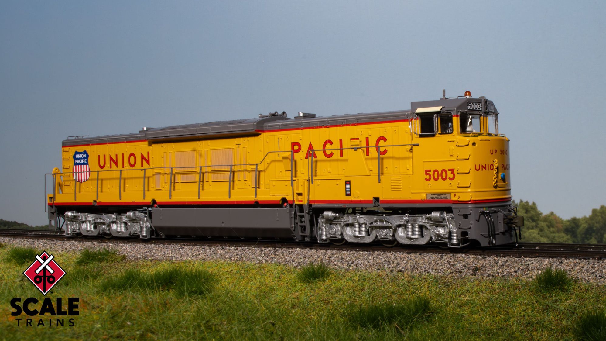 ScaleTrains SXT70111 Museum Quality HO Scale GE U50C, Union Pacific/As Delivered Early 5003 DCC & Sound Equipped