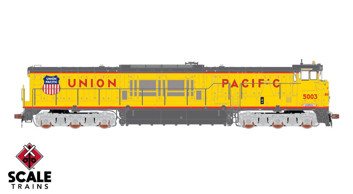 ScaleTrains SXT70111 Museum Quality HO Scale GE U50C, Union Pacific/As Delivered Early 5003 DCC & Sound Equipped