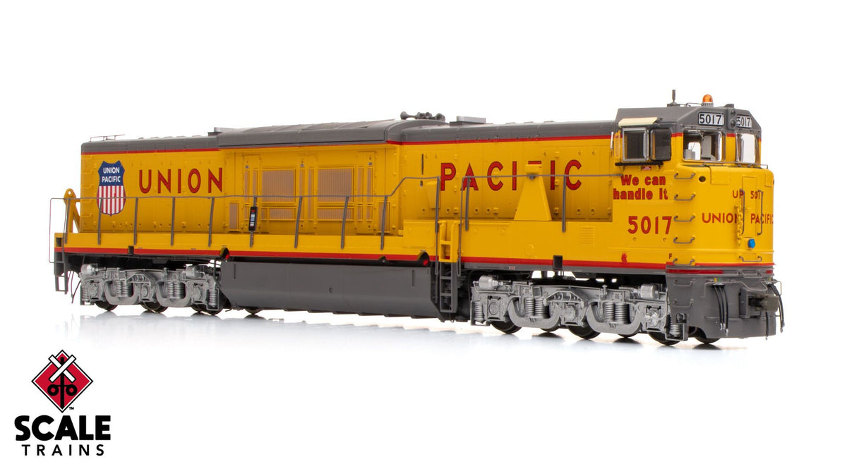 ScaleTrains SXT70123 Museum Quality HO Scale GE U50C, Union Pacific/We Can Handle It 5017 DCC & Sound Equipped