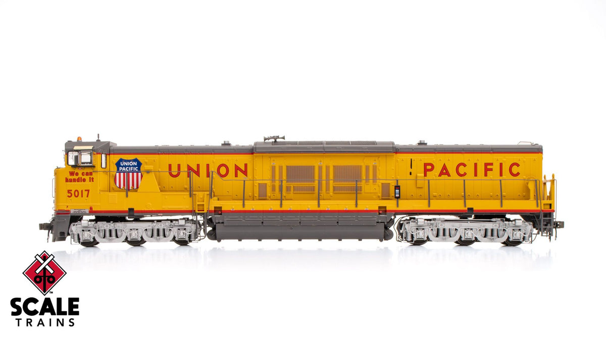 ScaleTrains SXT70123 Museum Quality HO Scale GE U50C, Union Pacific/We Can Handle It 5017 DCC & Sound Equipped