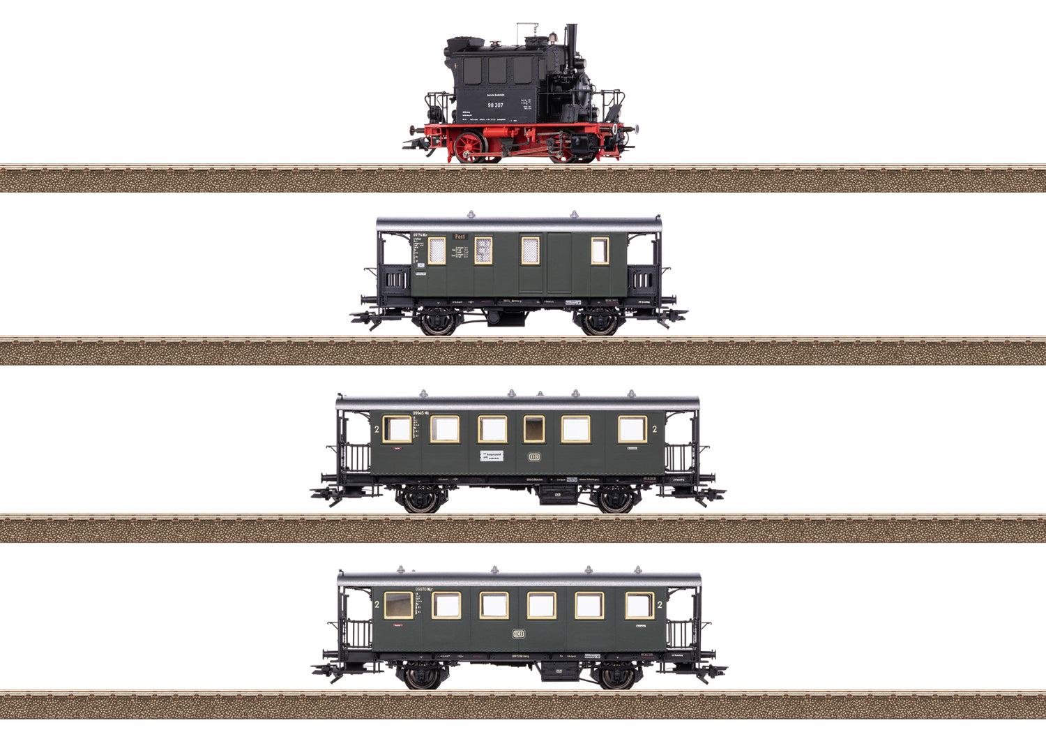 Trix 21229 HO DB "Spalter Bockl" Train Set MFX DCC/Sound (MHI Exclusive Item)