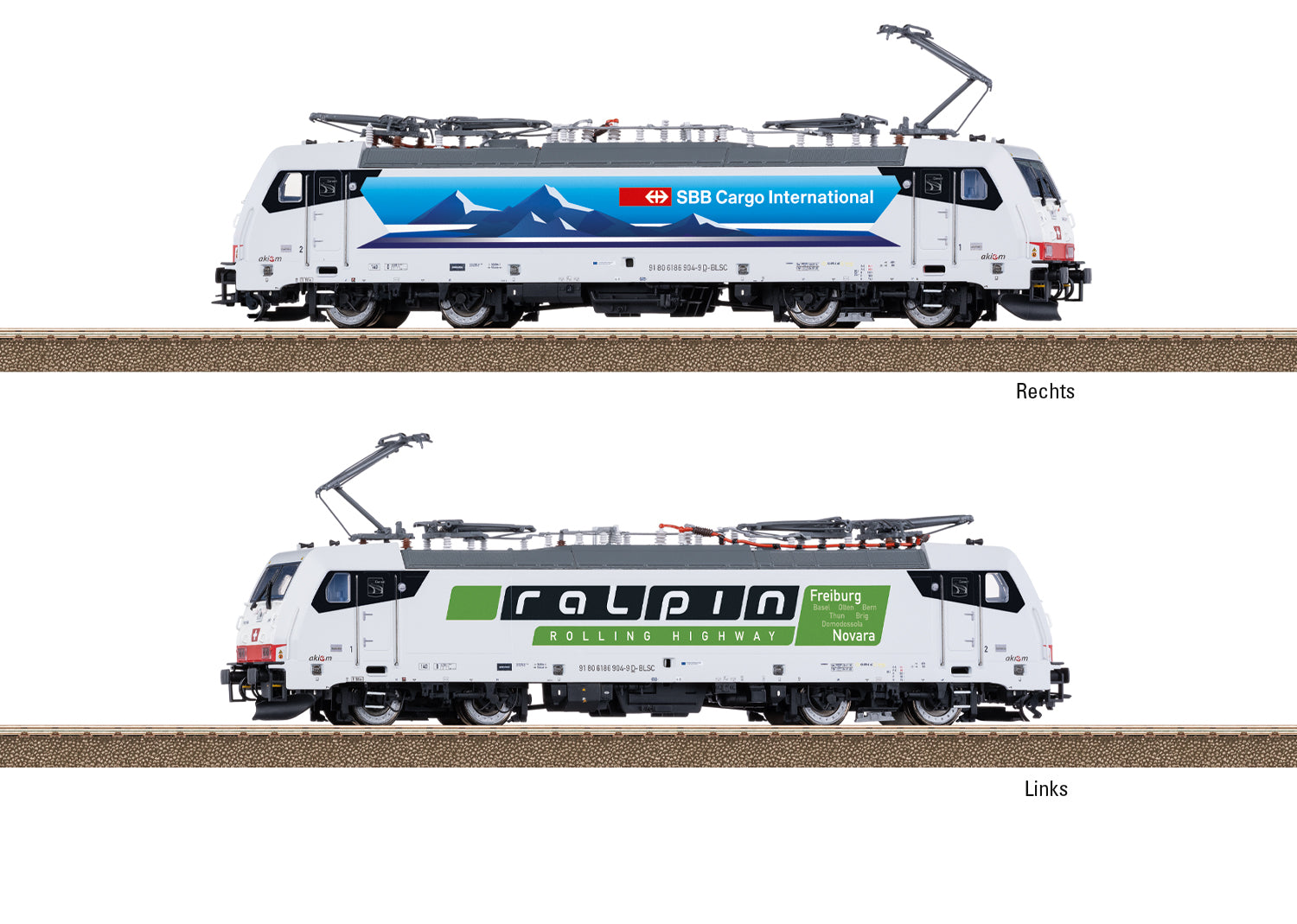 Trix 25801 HO Class 186 Electric Locomotive MFX DCC/Sound