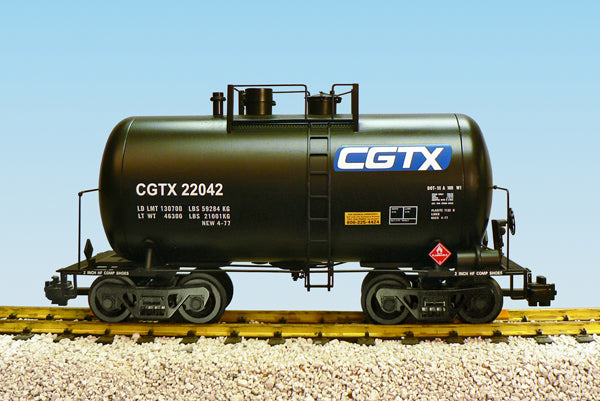 USA Trains R15214 G Canadian General Transport 29' Beer Can Tank Black