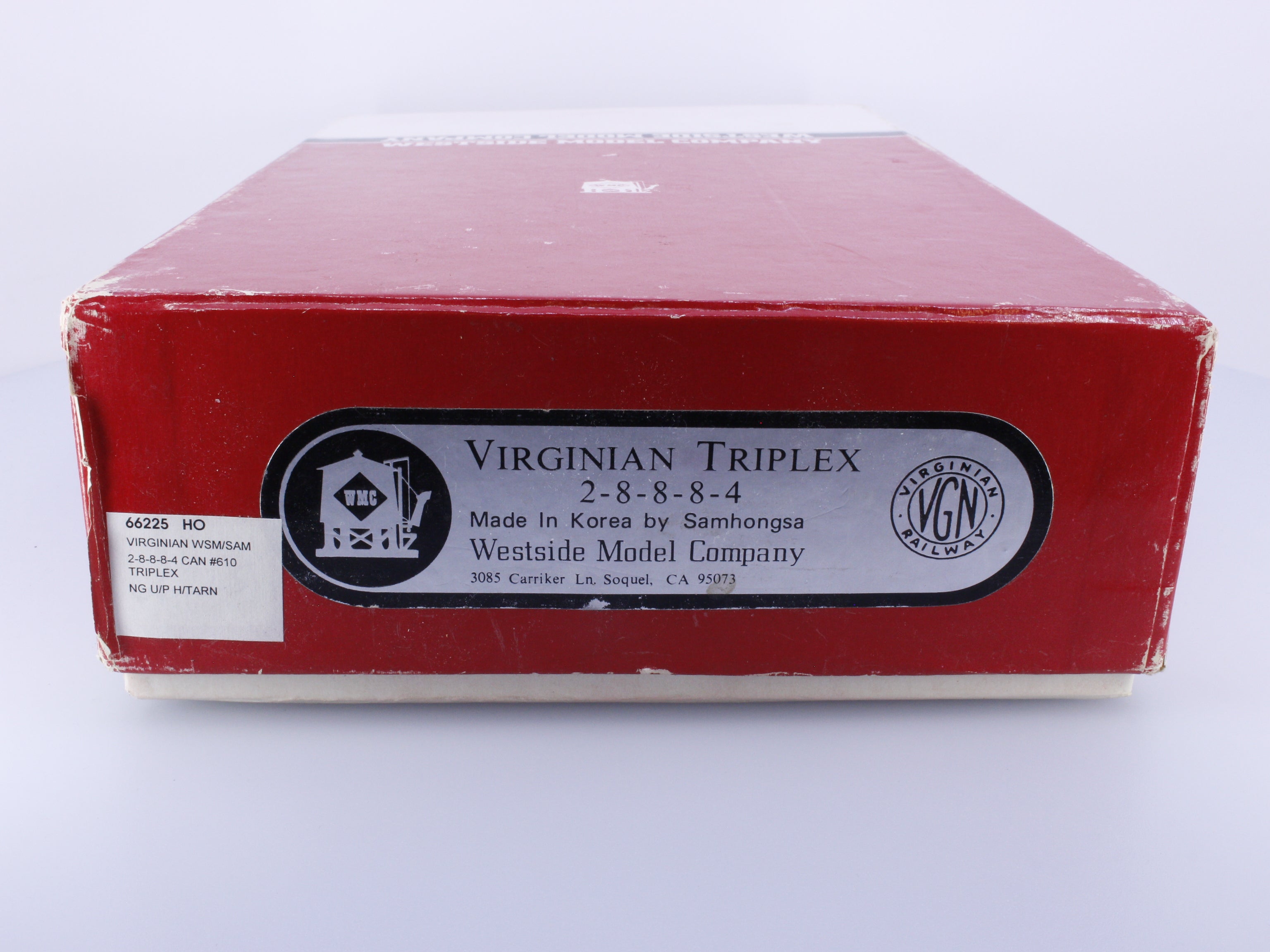 Westside Model Company 66225 HO Brass Virginian Triplex 2-8-8-8-4 Virginia Railway (VREX) 610 Analog DC