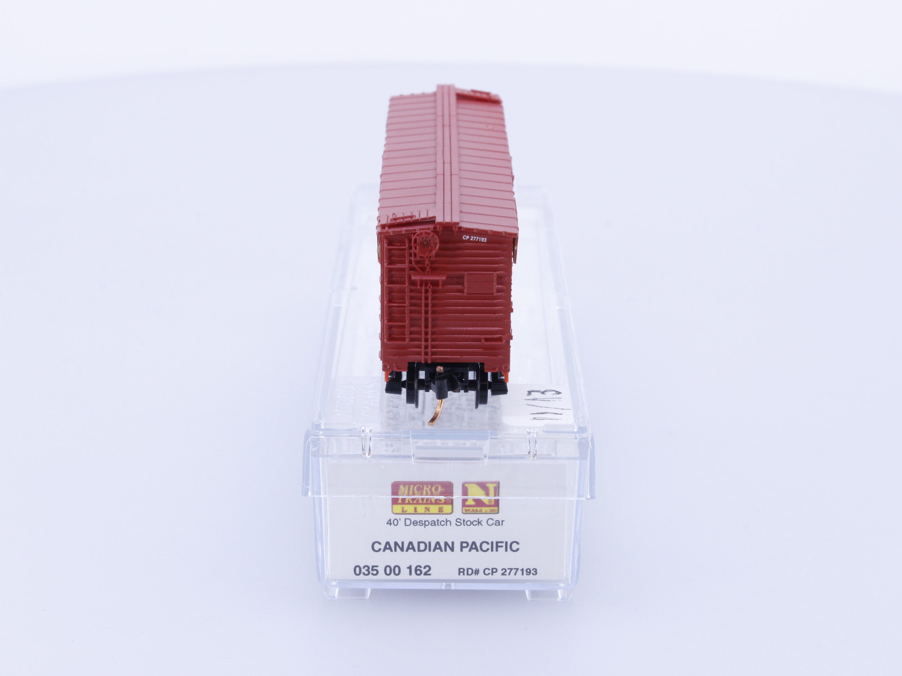 Micro Trains 03500162 N 40' Despatch Stock Car Canadian Pacific (CP) 277193