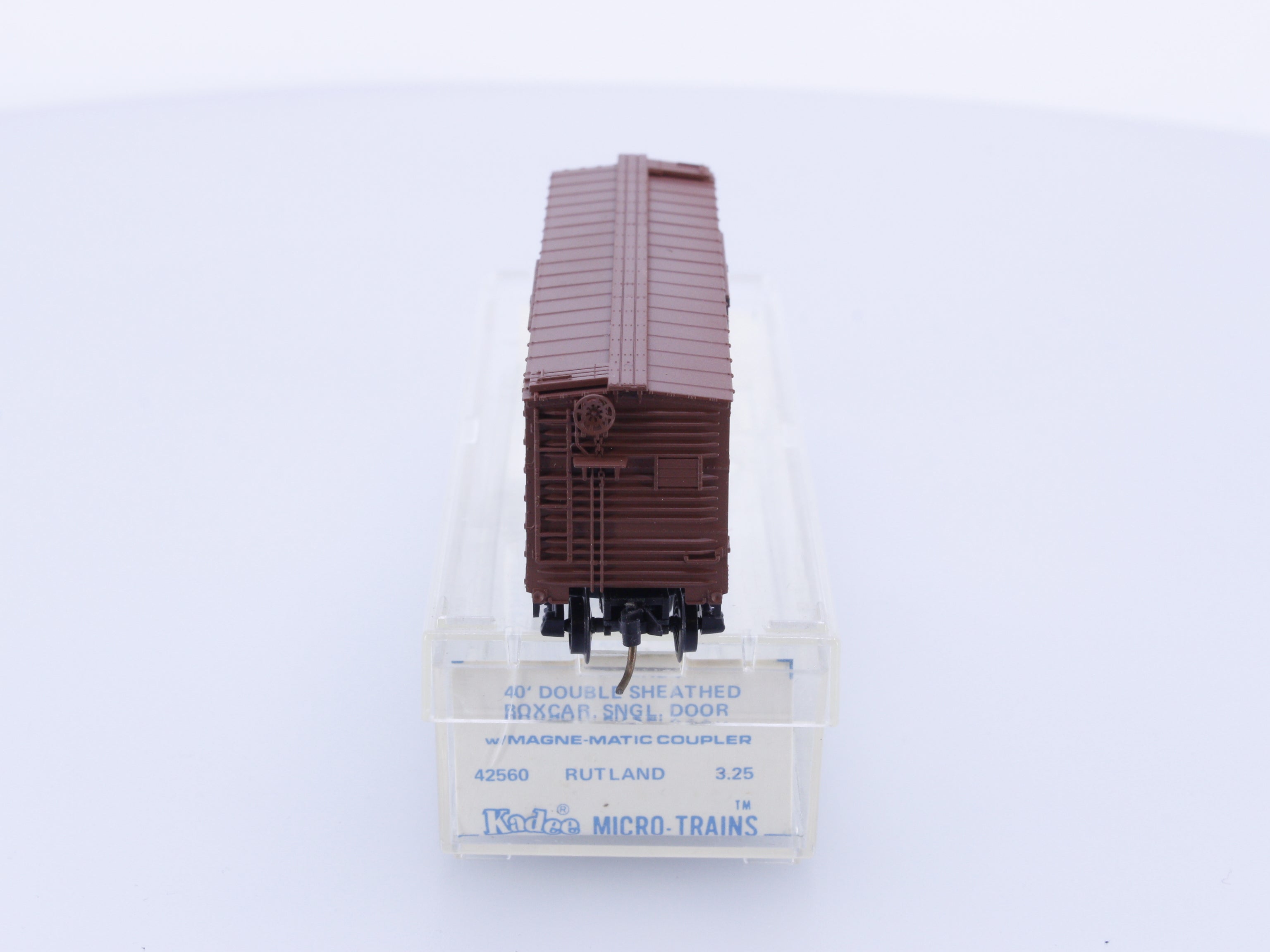 Micro Trains 42560 N 40' Double-Sheathed Box Car, Single Door Rutland Line (RL) 8299