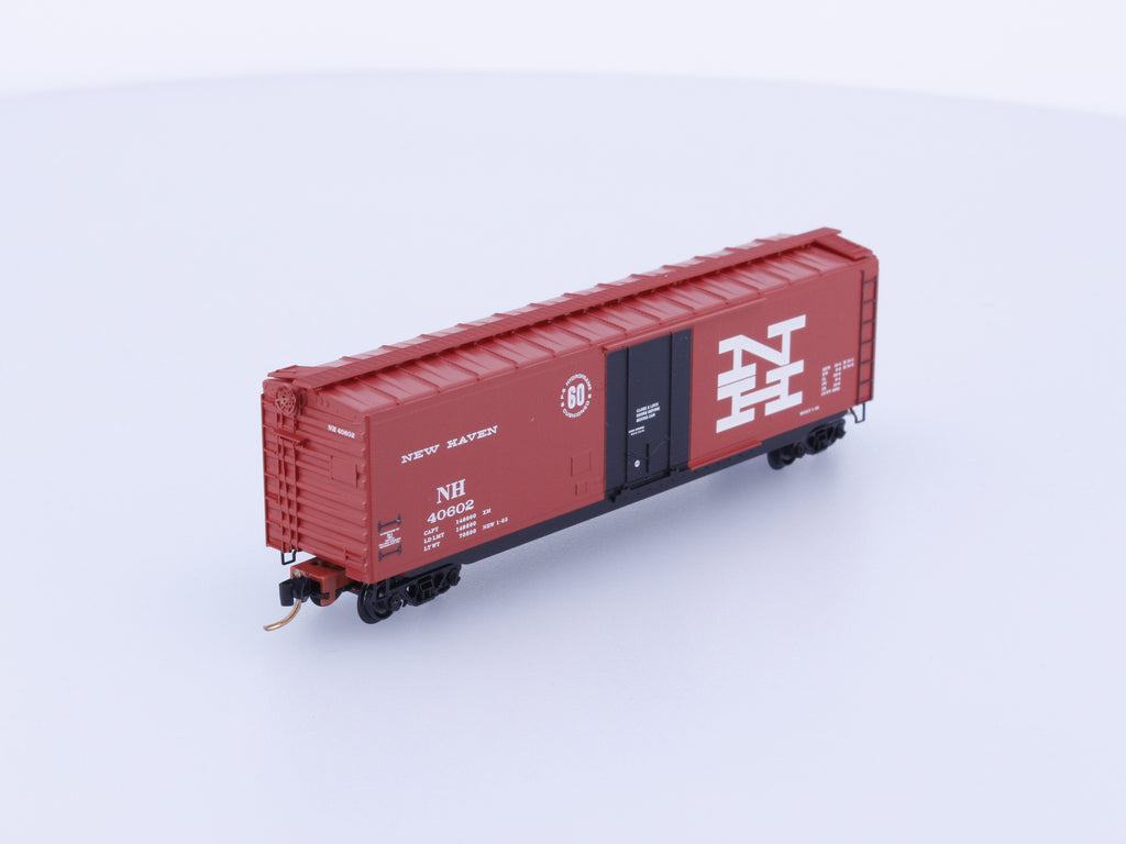 Micro Trains 32190 Z 50' Standard Box Car, Plug Door New York New Haven and Hartford Railroad (NH) 40602