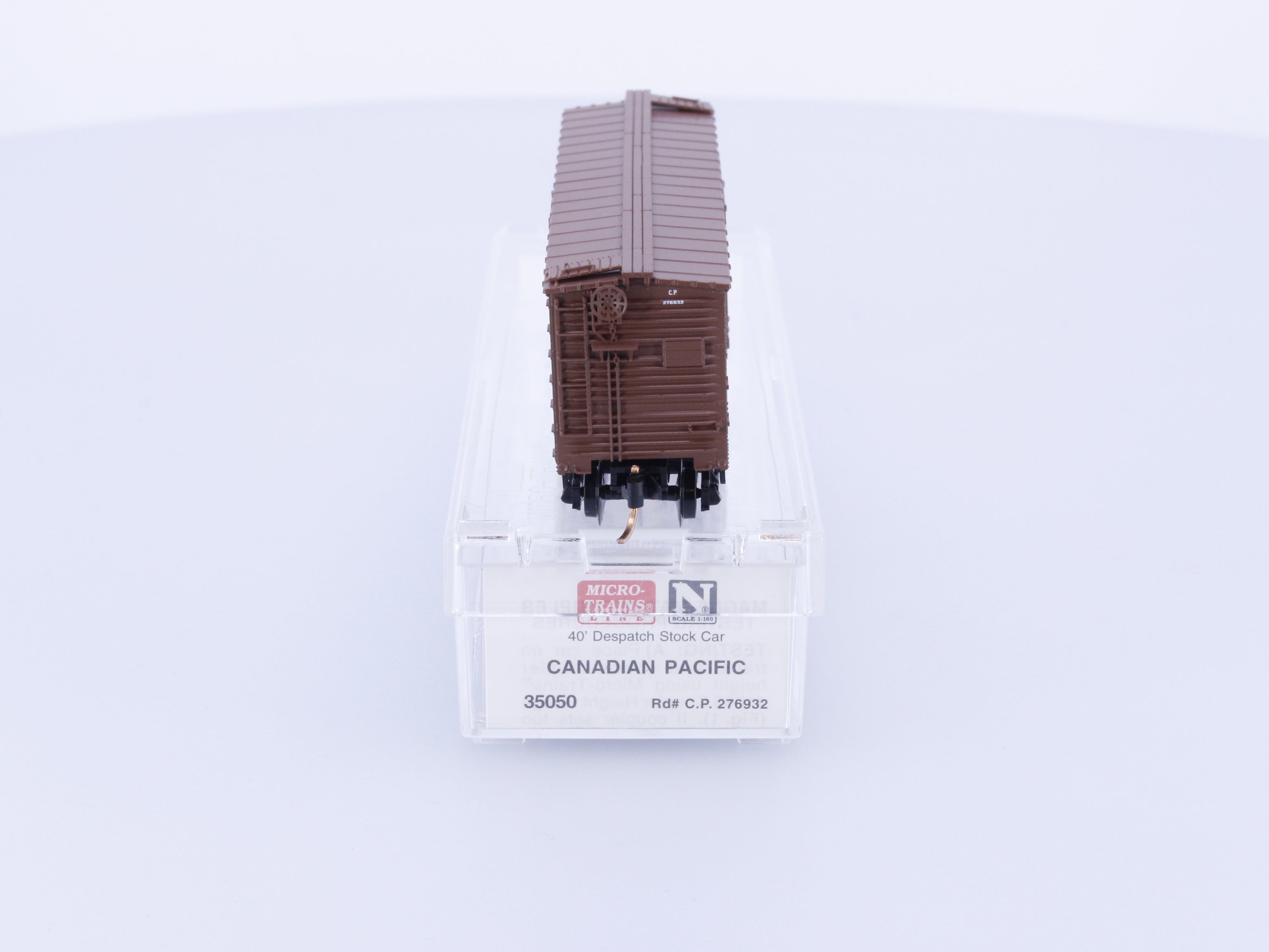 Micro Trains 35050 N 40' Despatch Stock Car Canadian Pacific (CP) 276932