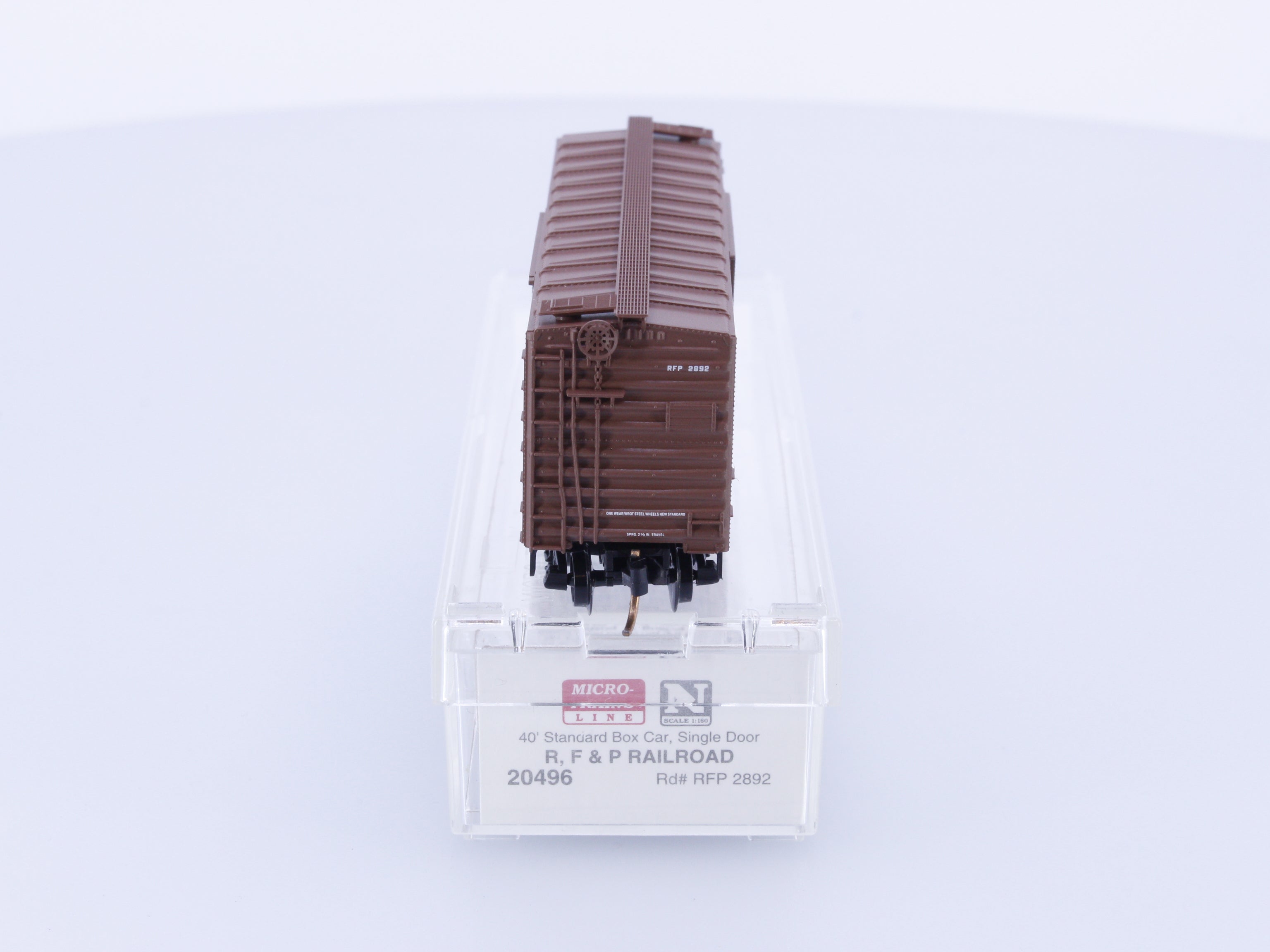 Micro Trains 20496 N 40' Standard Box Car Single Door R.F. and P Railroad 2892