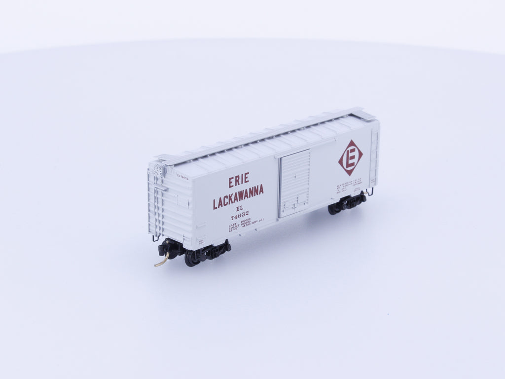Micro Trains 20360 N 40' Standard Box Car Single Door Erie Lackawanna (EL) 74632
