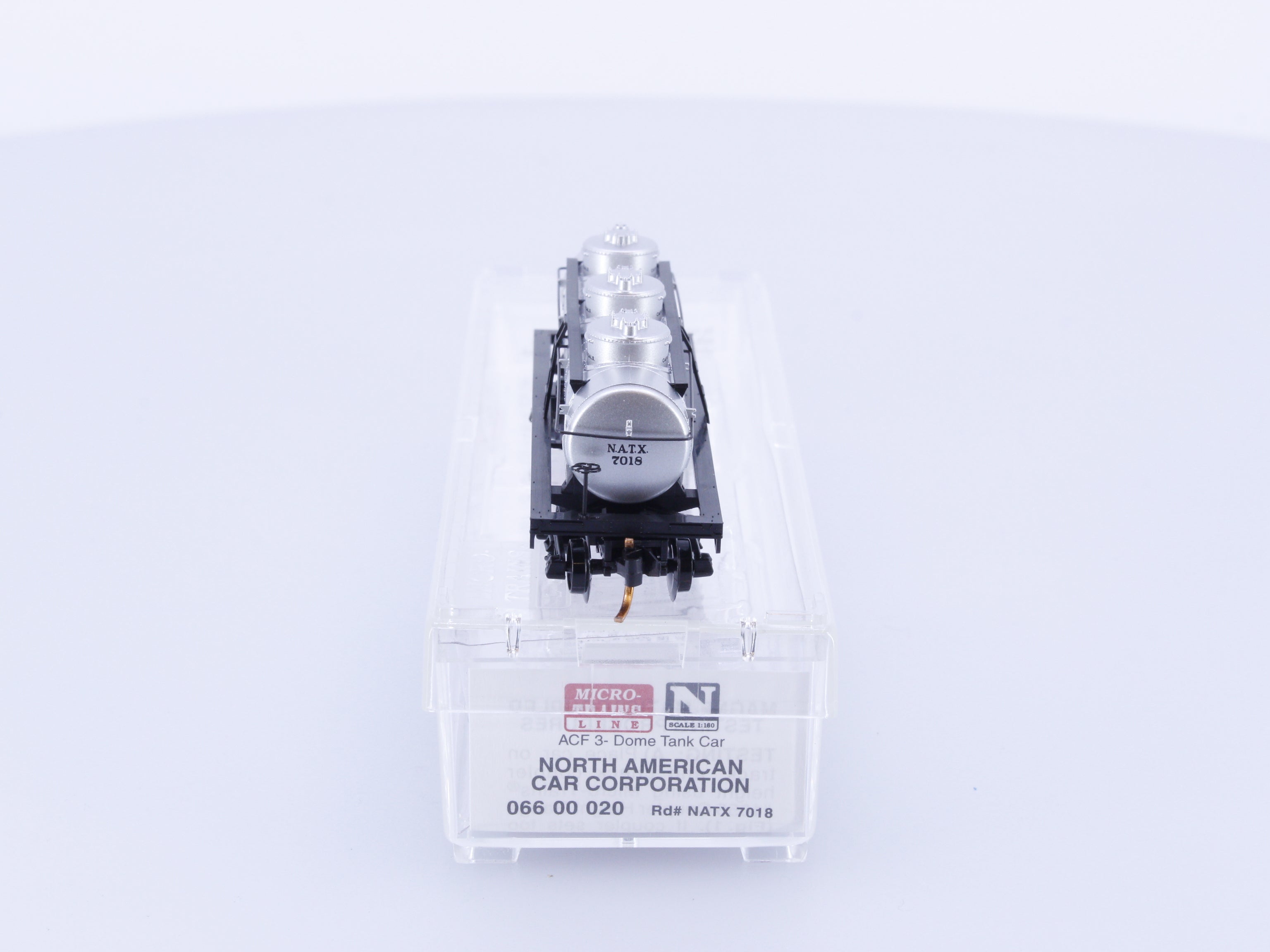 Micro Trains 06600020 N ACF 3 Dome Tank Car North American Car Corporation 7018