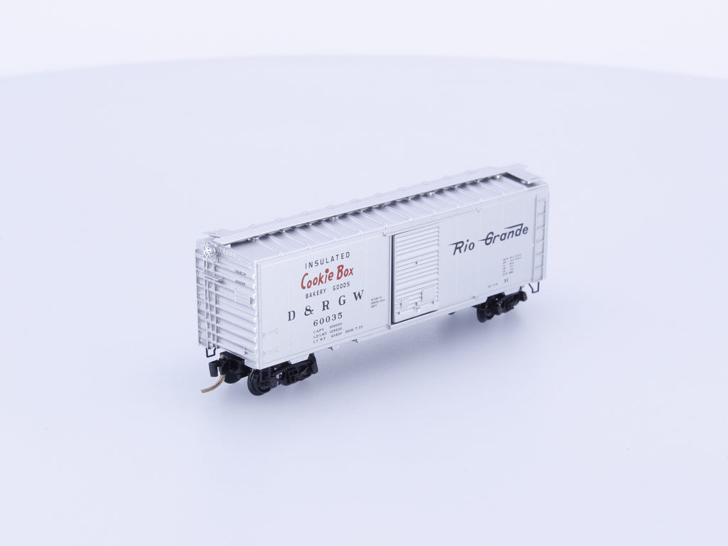 Micro Trains 20110 N 40' Standard Box Car Single Door Denver and Rio Grande Western (DRGW) 60035