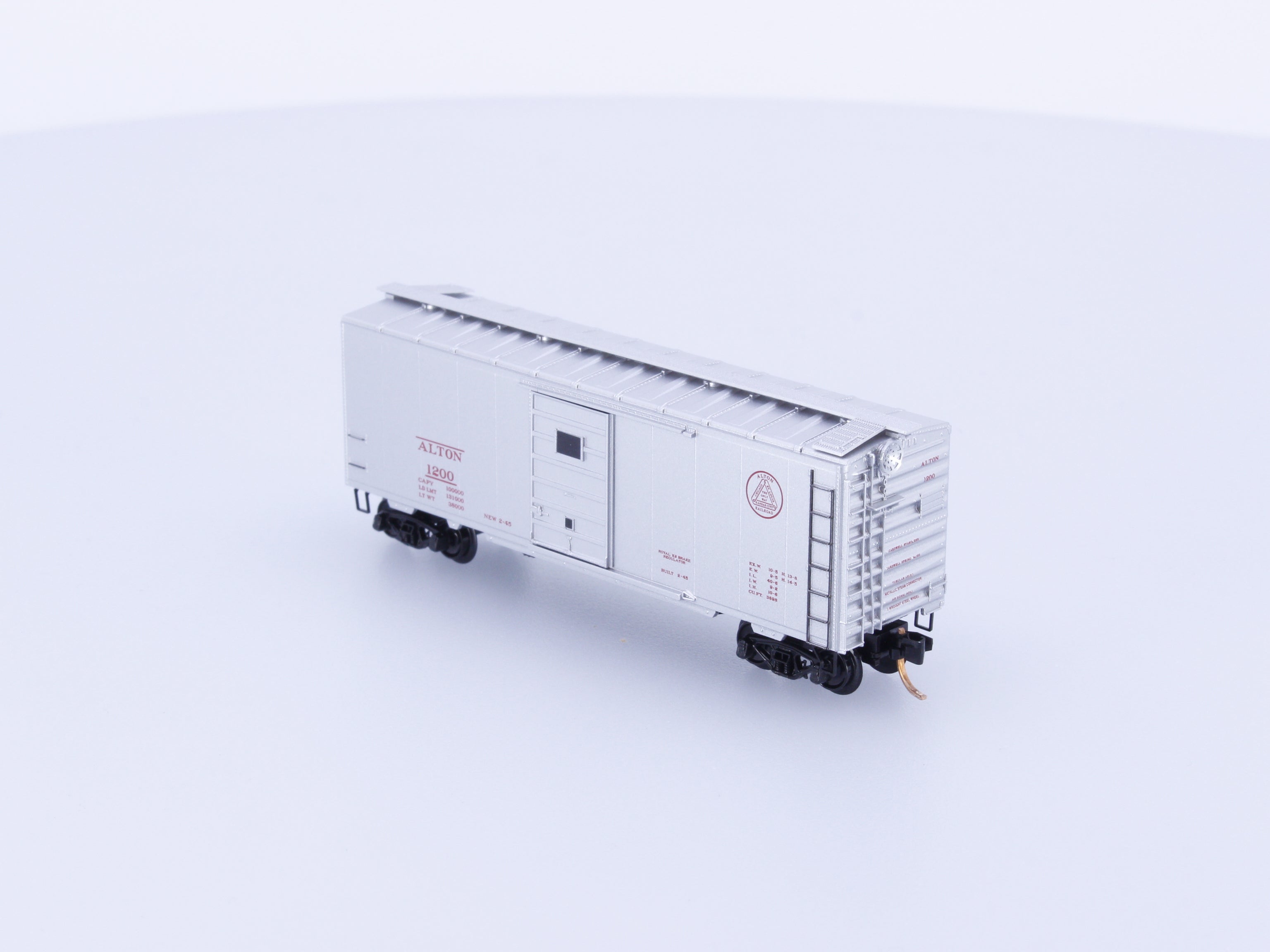 Micro Trains 20586 N 40' Standard Box Car Single Door Alton Railroad 1200